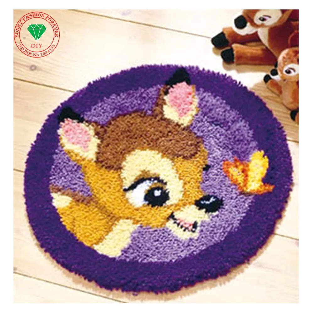 Набор для вышивки крестиком с изображением мультяшного оленя | Дом и сад