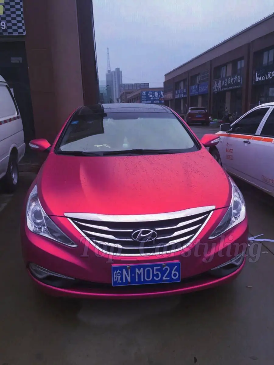 Виниловая пленка для отделки автомобиля различные цвета ледяной матовый