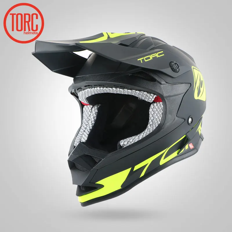 TORC внедорожный брендовый шлем для взрослых Мото шлем casco moto rcycle шлем грязный велосипед гоночный крест Мото Кросс шлемы moto rcyle T32 - Цвет: Matte Black K1