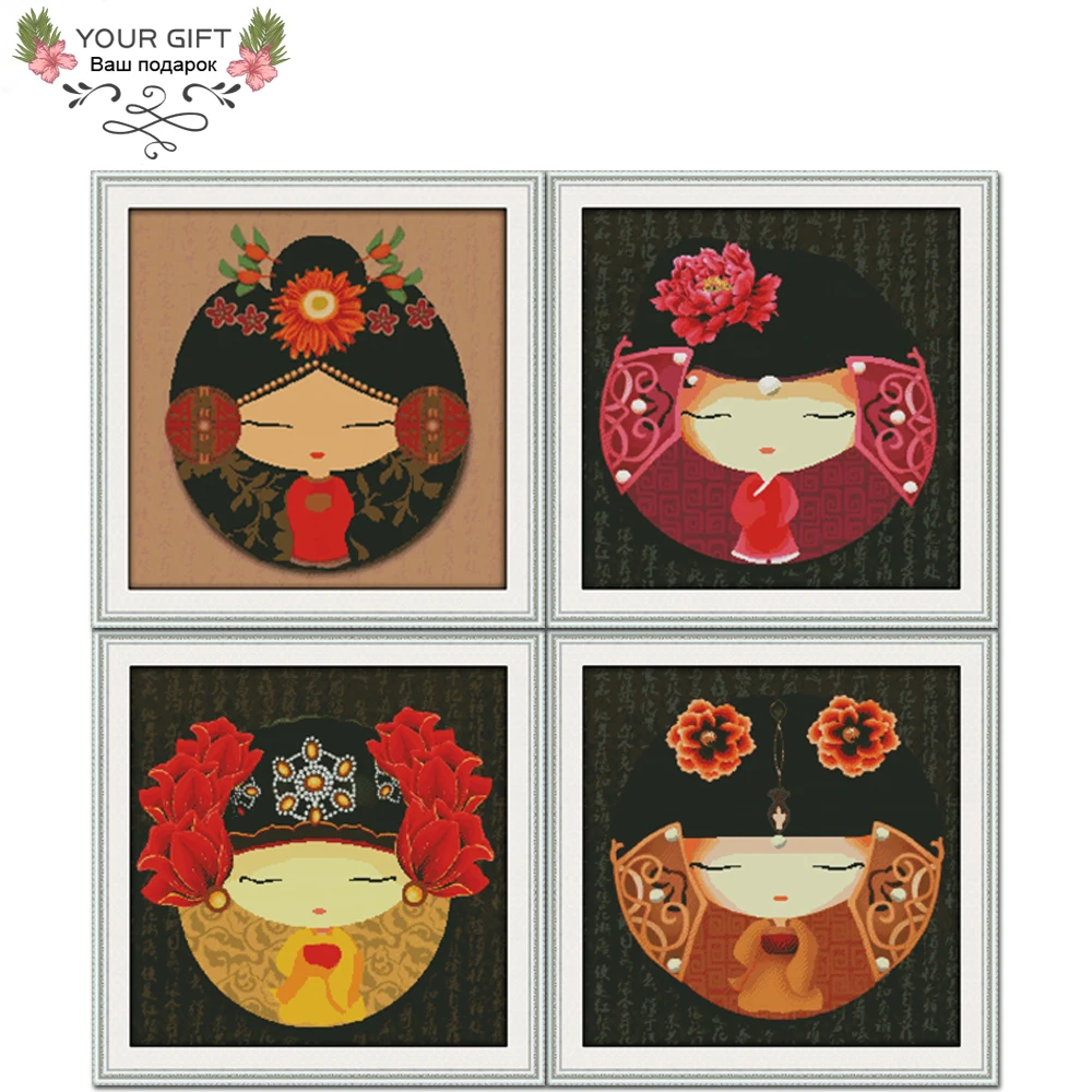 Набор для вышивки крестиком Joy Sunday K469(14)K470(15)K471(16)K472(17)|cross stitch kits|joy sundayembroidery diy |