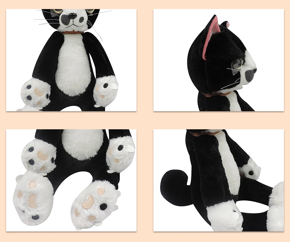 1 шт. 40 см мягкие кошки плюшевые игрушки Япония царапин котенок Peluche острые лапы Неко мягкая игрушка для детей новые подарки