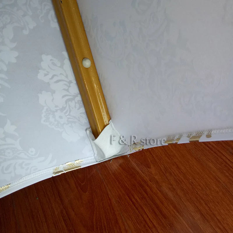 Чехол для стула из лайкры и спандекса с металлическим принтом золотого цвета |