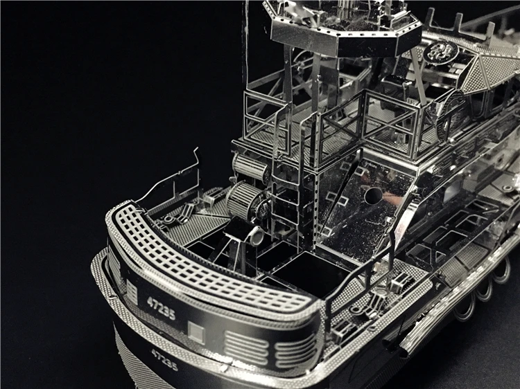DIY головоломка Сборная модель LIFEBOAT листы из нержавеющей стали творческие игрушки Gif 3D металлические наборы