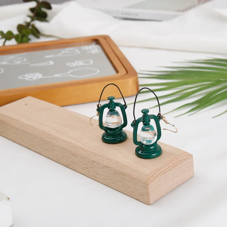 Специальные темно зеленые Висячие серьги для женщин bijoux femme винтажные стеклянные