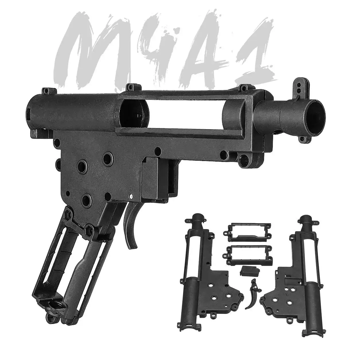 Красный Нейлоновая коробка передач для Jinming 8Th SCAR V2 для STD 6th для NWELL M4 MKM2 гелевый шар Blastering игрушечное оружие - Цвет: Красный