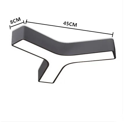 Треугольные акриловые светодиодные потолочные светильники современные