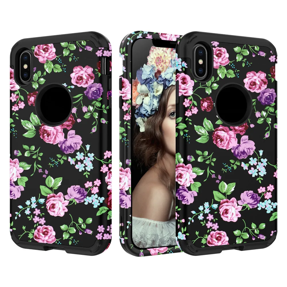 CARPRIE Чехлы для мобильных телефонов iPhone XR/XS Max Marbling Armor Гибридный трехслойный
