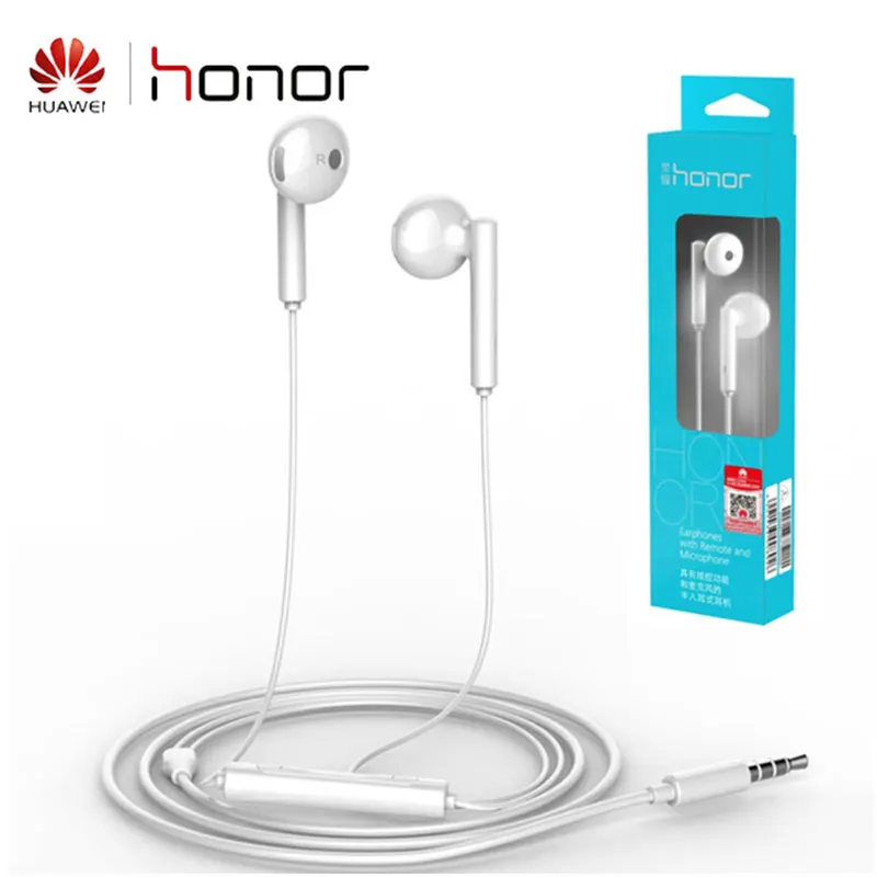 Huawei Honor AM115 наушники с 3 5 мм ухо громкость микрофона Управление металлические