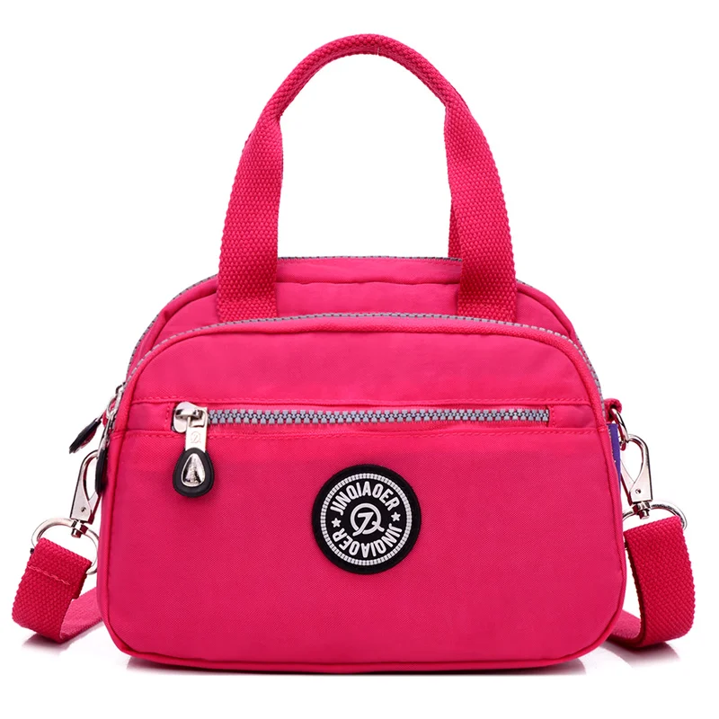 Модные женские водонепроницаемые нейлоновые сумки мессенджеры хозяйственные на