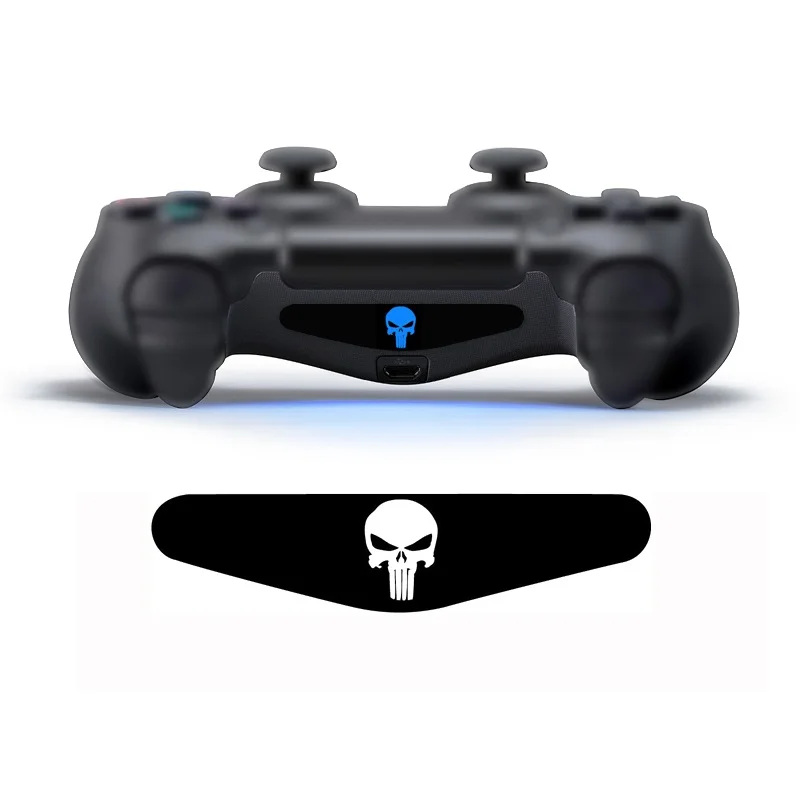 FZQWEG 50 pcs Video Game Controller Light Bar Lightbar Decal Sticker For PS4 Playstation 4 random number | Электроника