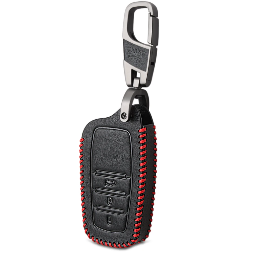 Кожаный чехол для автомобильного ключа Toyota Chr C-hr Land Cruiser 200 Avensis Auris Corolla Smart Keychain Shell