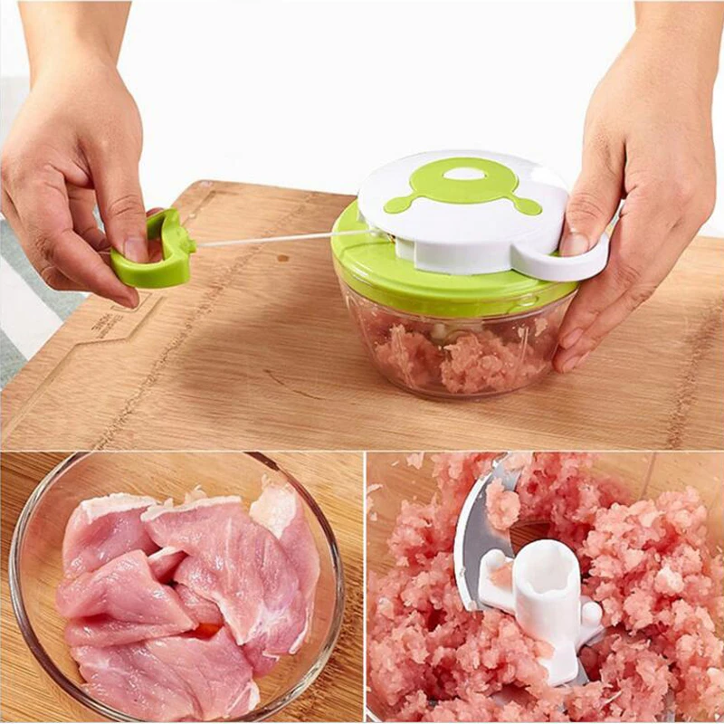 Бытовые измельчитель овощей ручной мясорубки многофункциональный Кухня резак