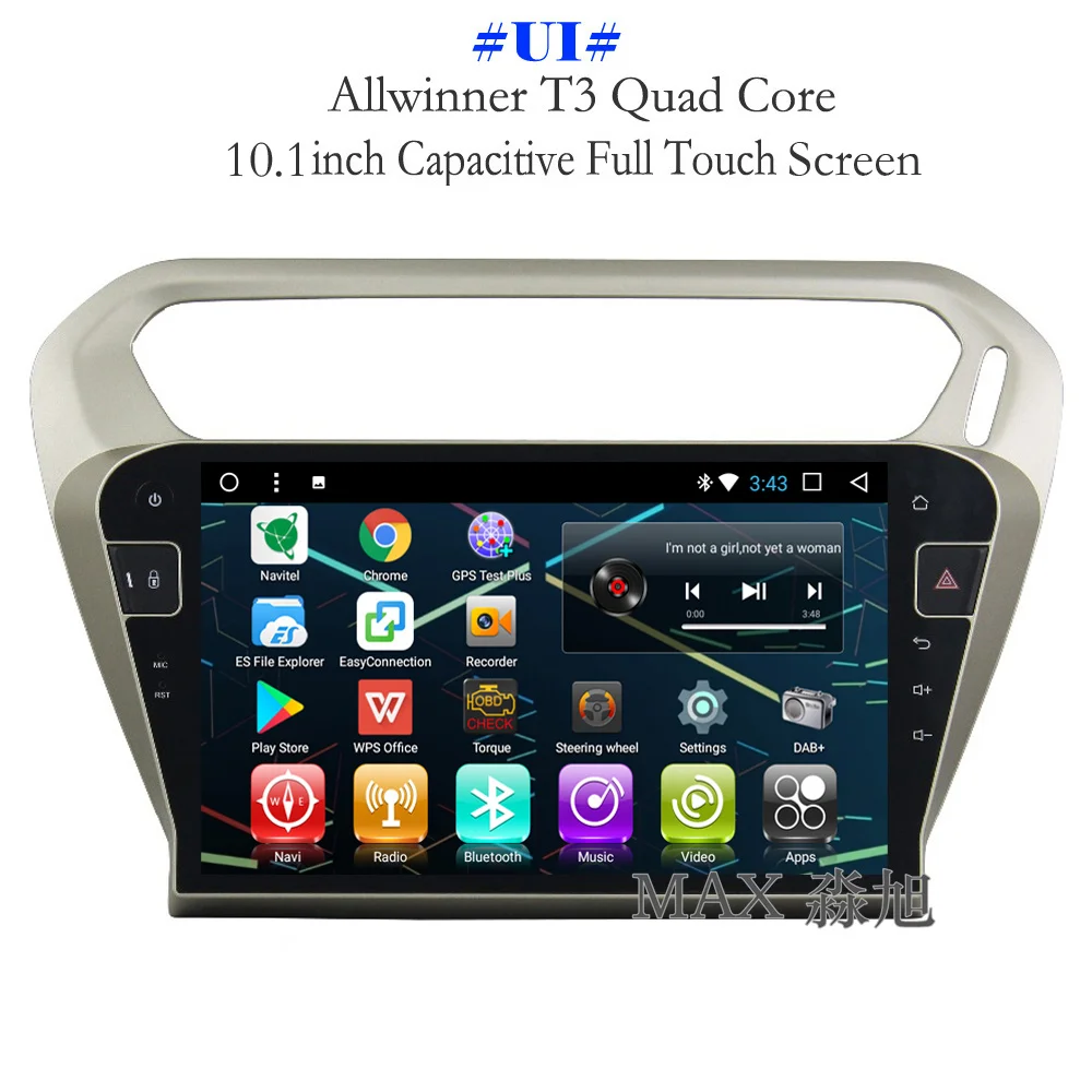 MAX Android 8 1 автомобильный dvd-плеер для Peugeot 301/Citroen Elysee 2014 2015 2016 Радио BT 3/4G WiFi SWC GPS