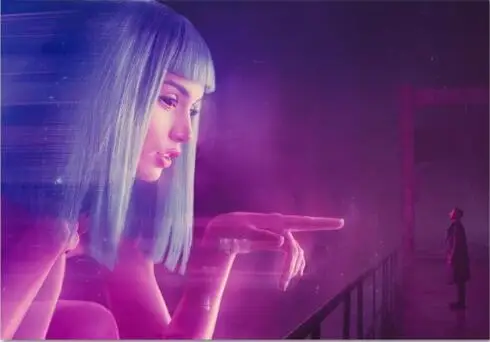 Бегунок лезвия 2049 2017 Новый фильм Шелковый плакат картина Печать Настенный декор