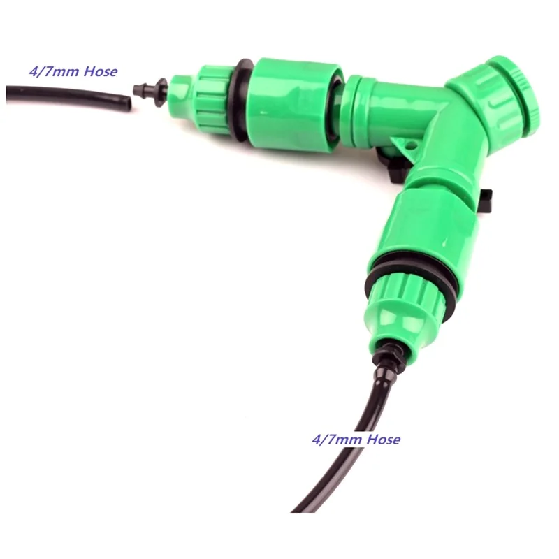 Садовый шланг с таймером электромагнитный клапан 15 м 4/7 мм система