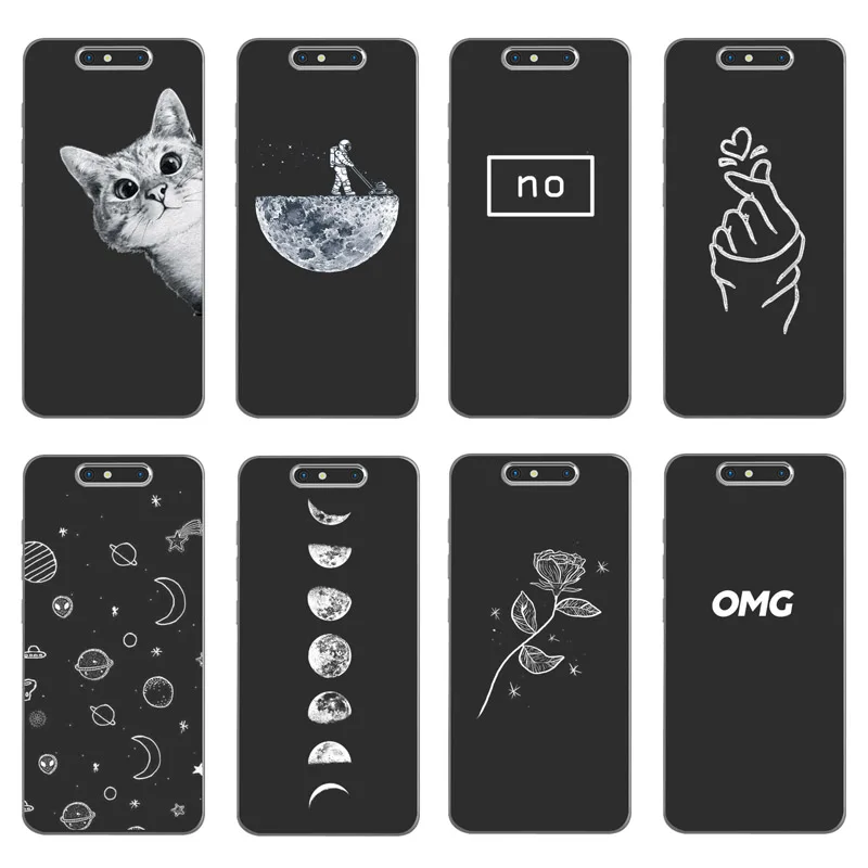 Мягкий силиконовый чехол для ZTE Blade V8 с рисунком V 8 матовый телефона s Flower Cat