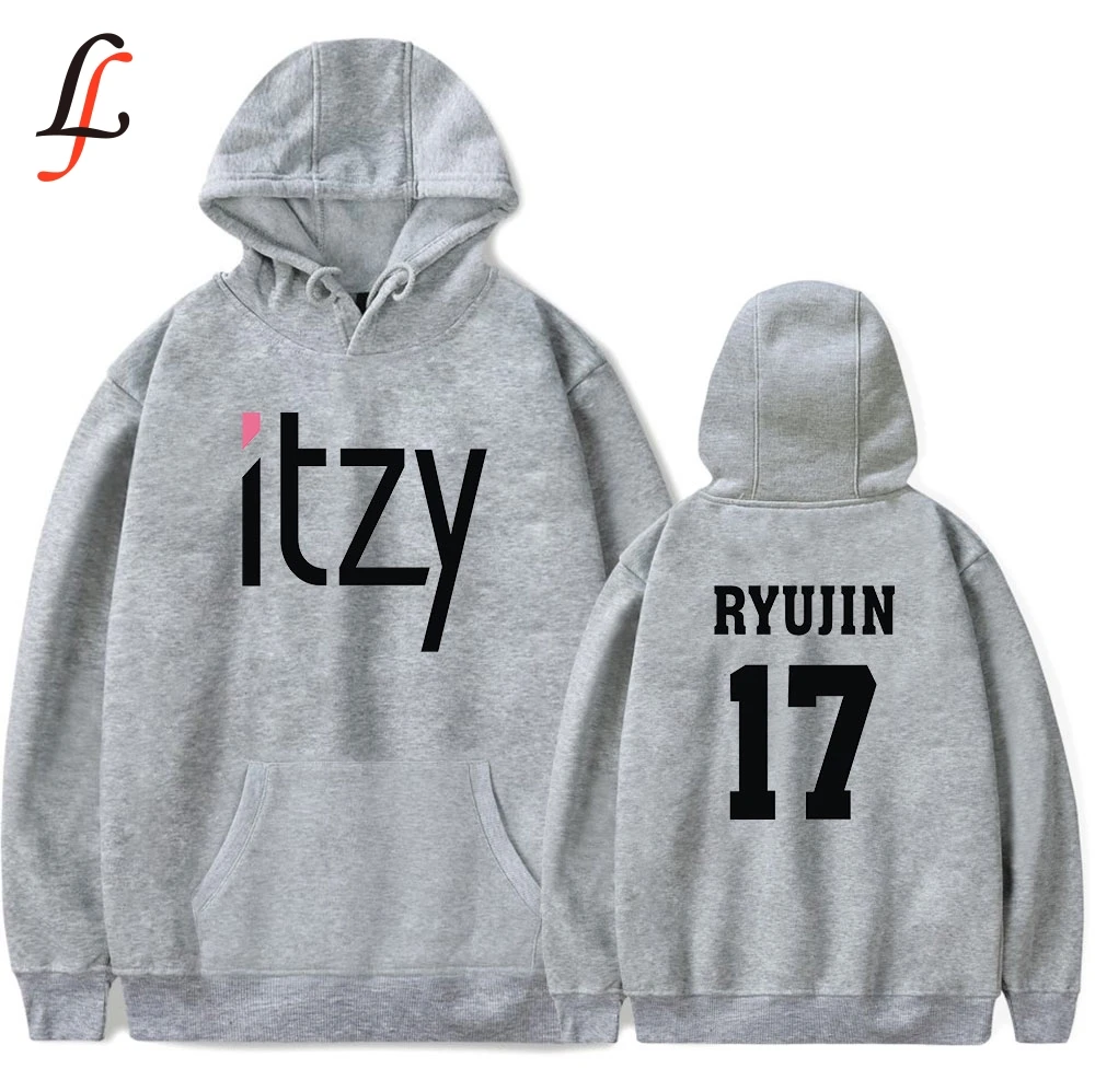Itzy Kpop толстовки для мужчин Wo мужчин s толстовка с капюшоном свободные повседневные теплые толстовки свитшоты 6 цветов женский джемпер спортивные костюмы оверсайз