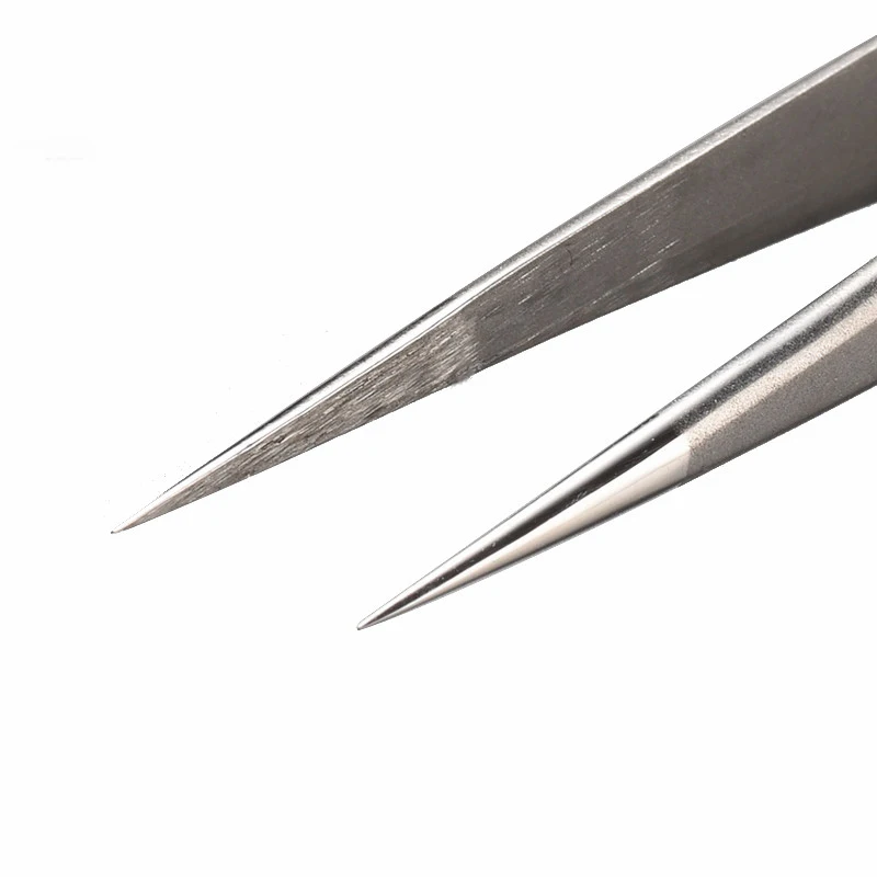 Электронный промышленный пинцет антистатический изогнутый прямой наконечник