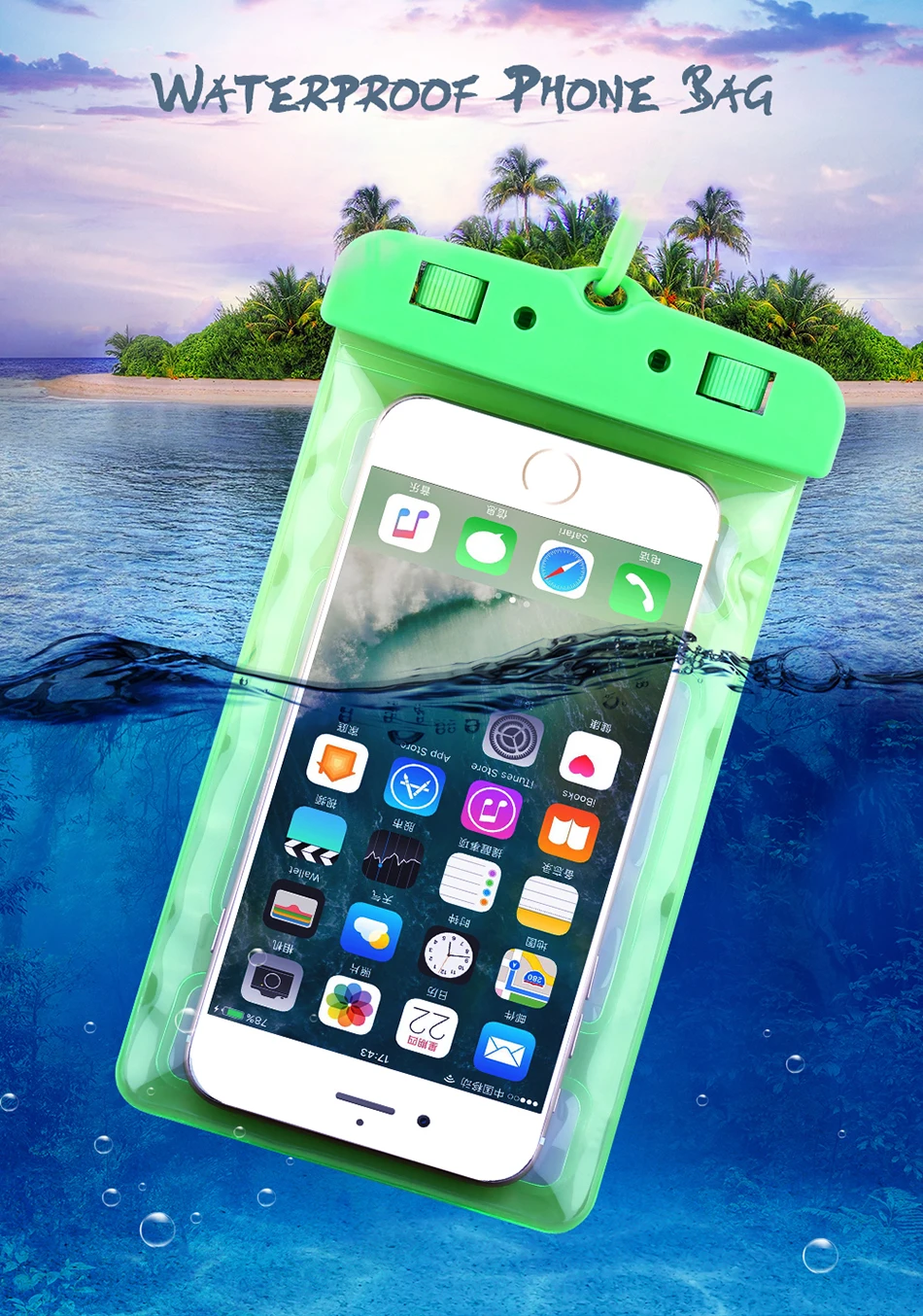 Floveme 6." Водонепроницаемый сумка для IPhone X 8 7 6S 6 Plus 5S 5 SE Лето Подводные Clear чехол для Samsung Xiaomi Капачехол на айфон 5s 5 SE чехол на айфон 6 6S Plus 7 8 Plus Крышка Интимные аксессуары Капа