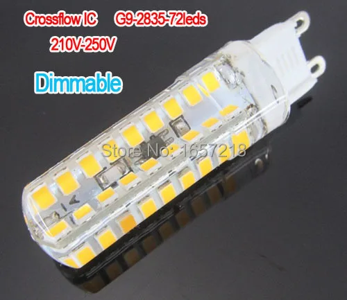 G9 SMD2835 светодиодные лампы для кукурузы 72Led светодиодные лампы 3 Вт Настенный светильник подвесной высокий яркий 1 шт./лот