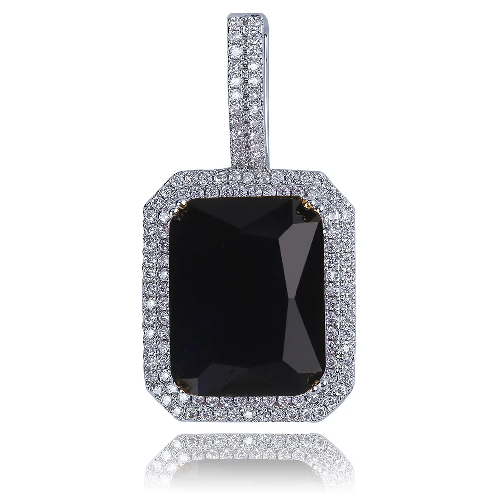JINAO, новинка, ожерелье с подвеской ICED OUT, камни бесконечность, твердая задняя часть с теннисной цепью, хип-хоп ювелирные изделия, подарок