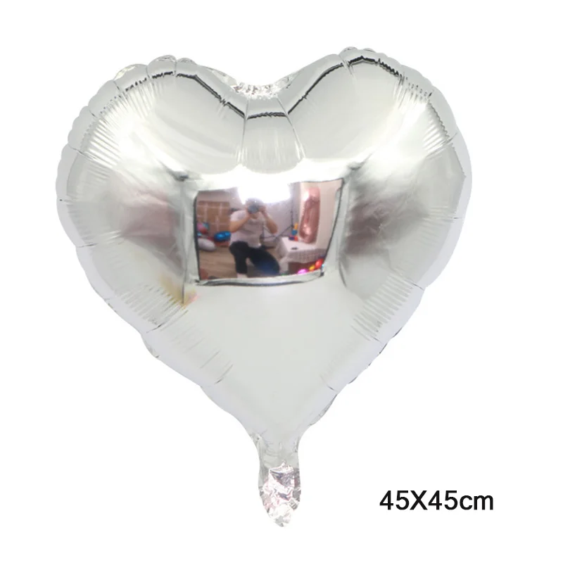 silver 1 шт. 108X46 см сиамские воздушные шары для дня рождения, вечеринки, свадьбы, украшения романтические буквы шарики для Дня Святого Валентина - Цвет: silver