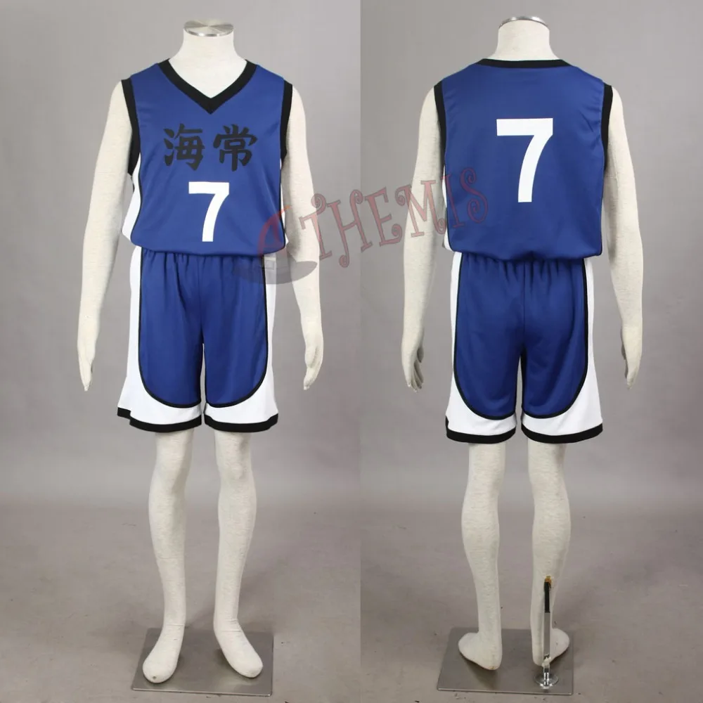 Athemis корзина костюм с мячами Kuroko no Basket № 7 кисэ рёта Косплэй летняя спортивная