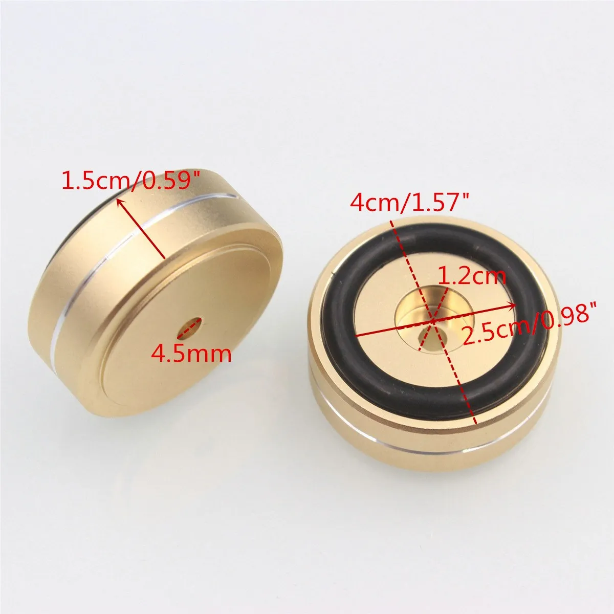 Акустические шипы LEORY из нержавеющей стали изоляционные накладки для ног с