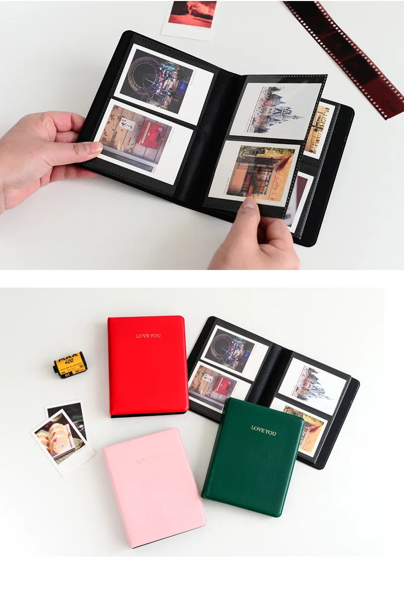 64 кармана 3 дюйма Fujifilm Instax Mini фильм фото бумажный альбом фотоальбомы мини мгновенный 9 8 7s 90 70 25 имя держатель для карт