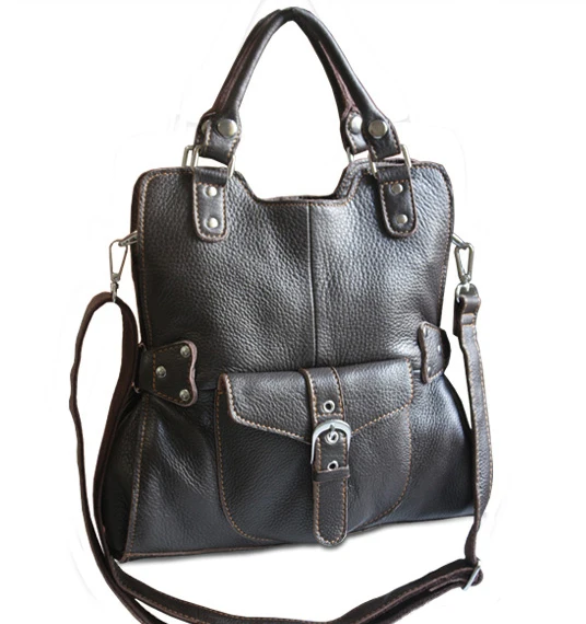 Luxury Genuine Leather women messenger bags Real Leather Shoulder Bag women Crossbody Bag women handbags Girl Sling Bag Brown