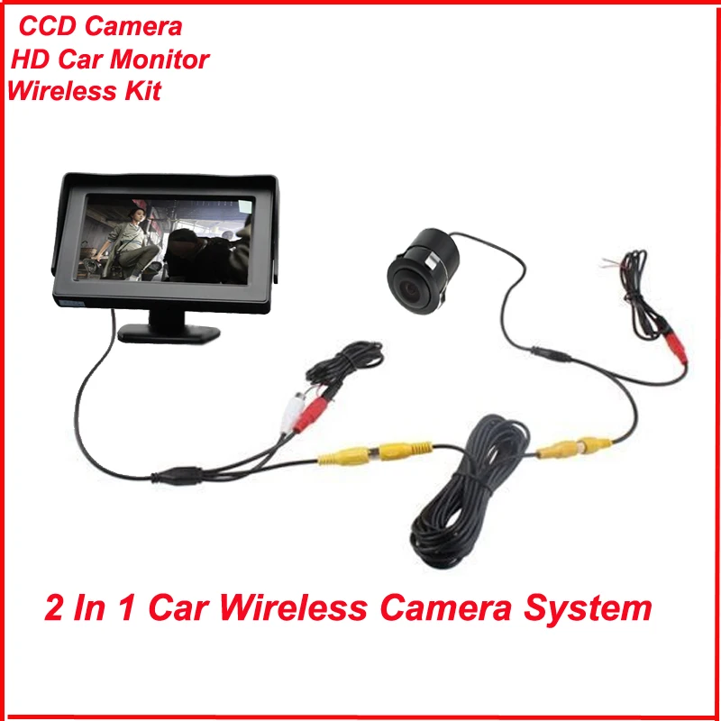 2016 HD видео Авто парковочный монитор LED Ночное Видение заднего вида CCD