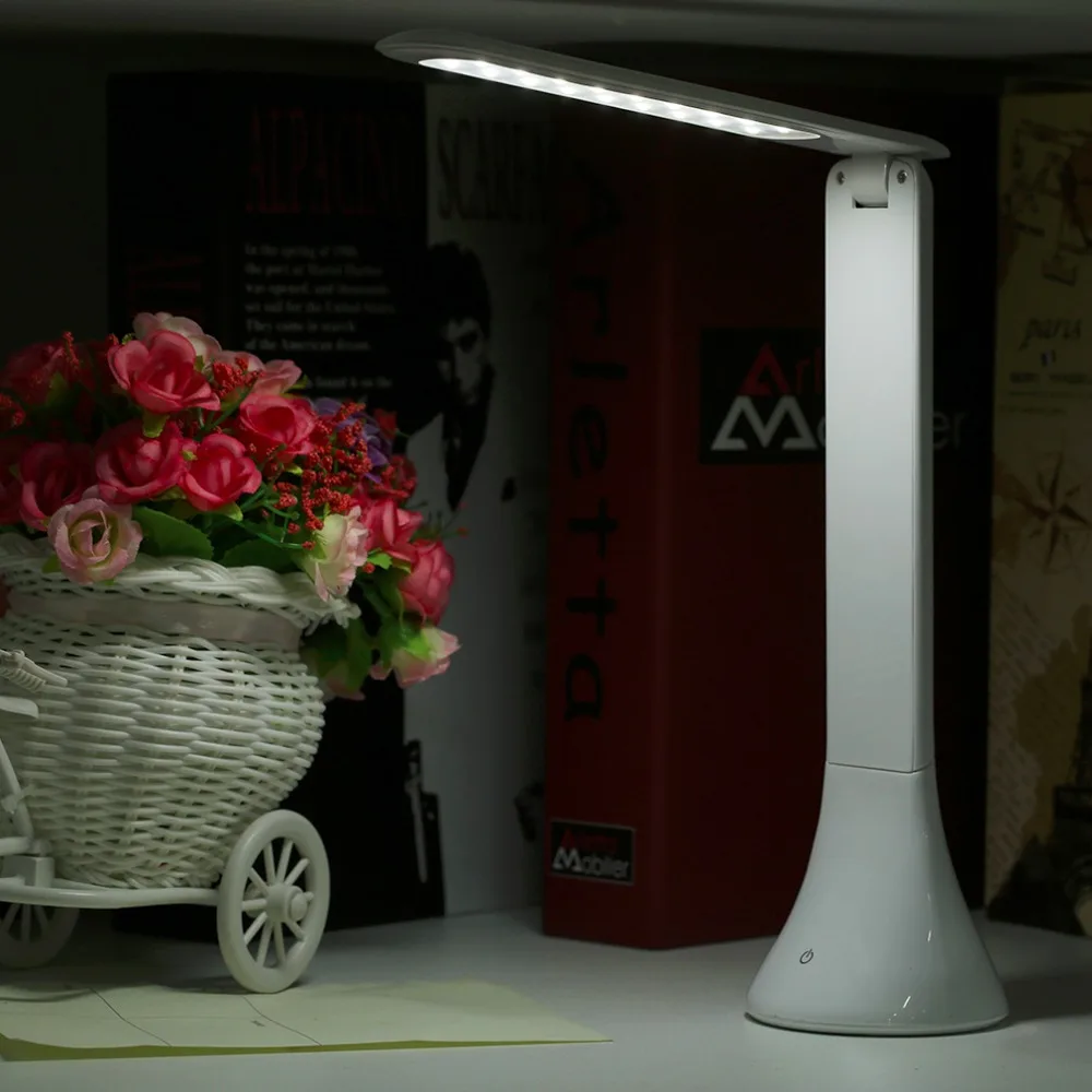 Улучшенная USB перезаряжаемая сенсорная Светодиодная настольная лампа с