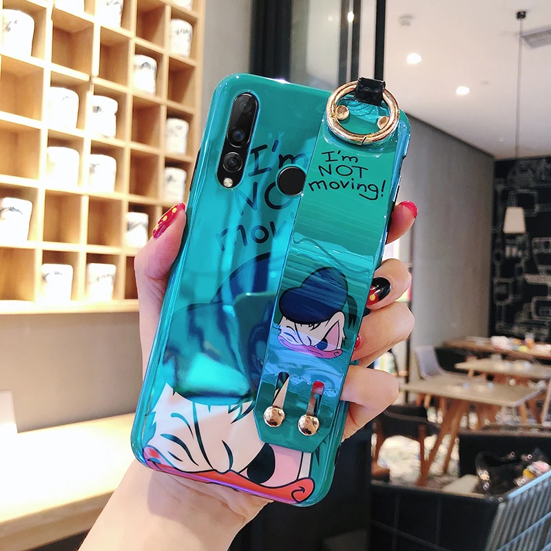 Для huawei p30 ремешок мягкий чехол для телефона для huawei p20 pro V20 honor10 nova4 3e 2S Дональд Дейзи Дак blue ray чехол