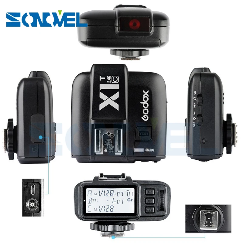 Вспышка Godox X1C для фотоаппарата 2 4G | Электроника