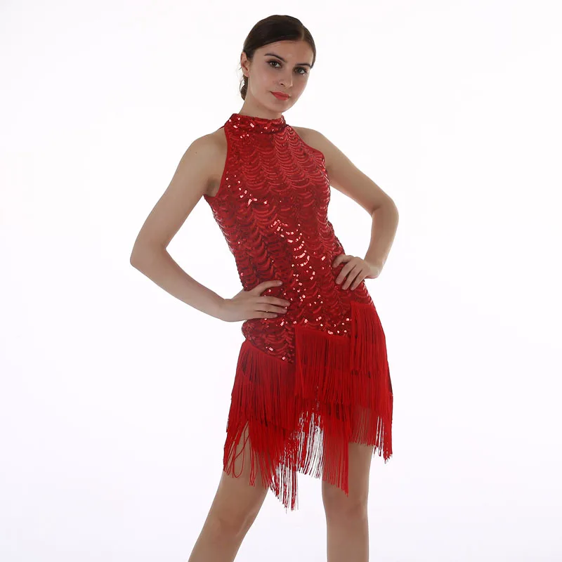 BLINGSTORY платья с блестками 1920s Great Gatsby блесток кисточкой одежда без рукавов Клубная платье с открытыми плечами летний халат Femme