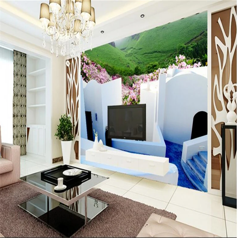 Пользовательские обои beibehang в европейском стиле греческая архитектура белый