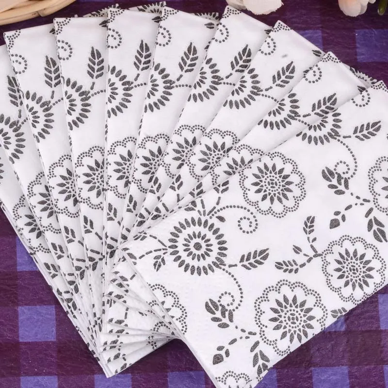 Маленькая Туалетная салфетка пищевого класса бумажная носовой платок с