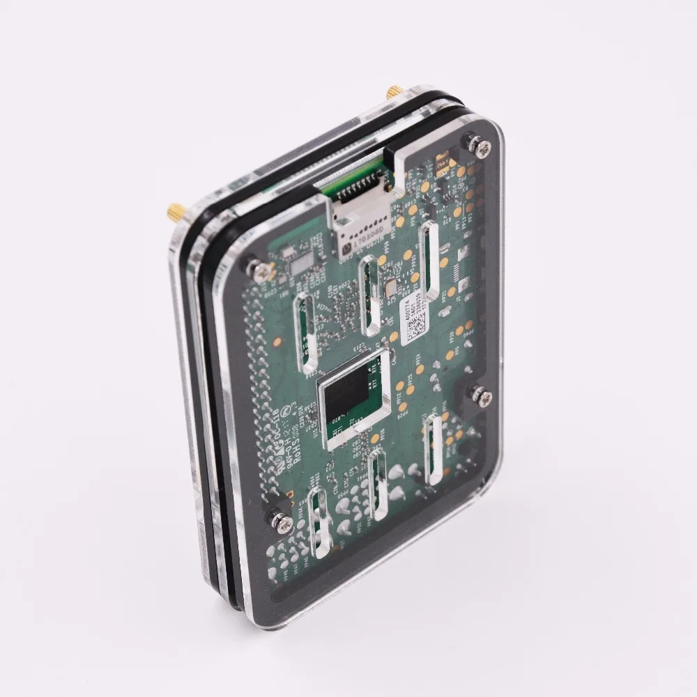 Новейший Raspberry Pi 3 Model B + 5 слойный чехол корпус с вентилятором прозрачный