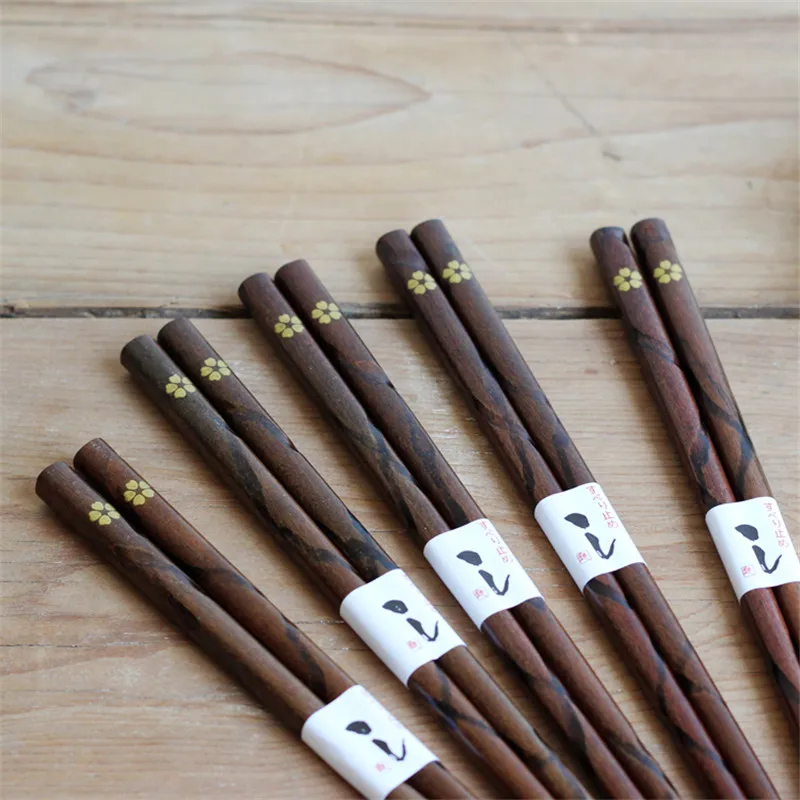 Хит высокое качество 5 пар портативные палочки для суши китайские набор подарков