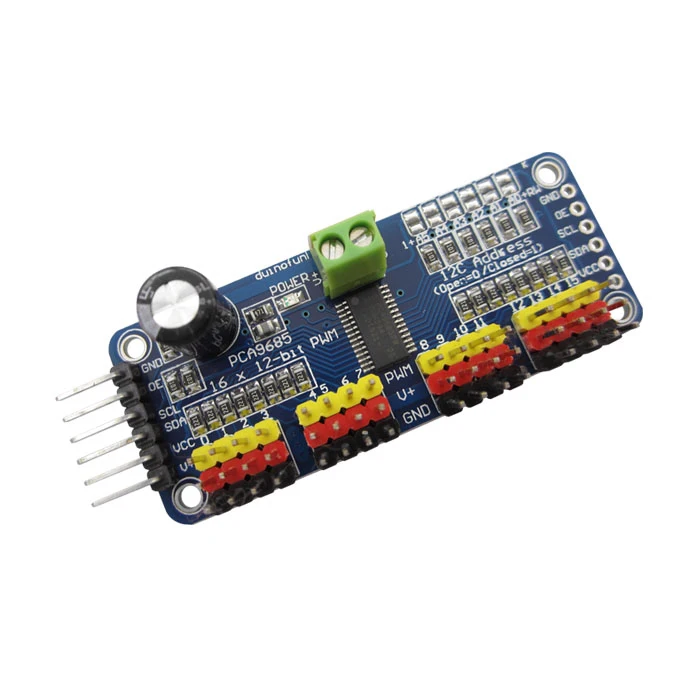 1 шт для 16ти-канального видеорегистратора 12-битная ШИМ/Servo Driver-I2C интерфейс PCA9685