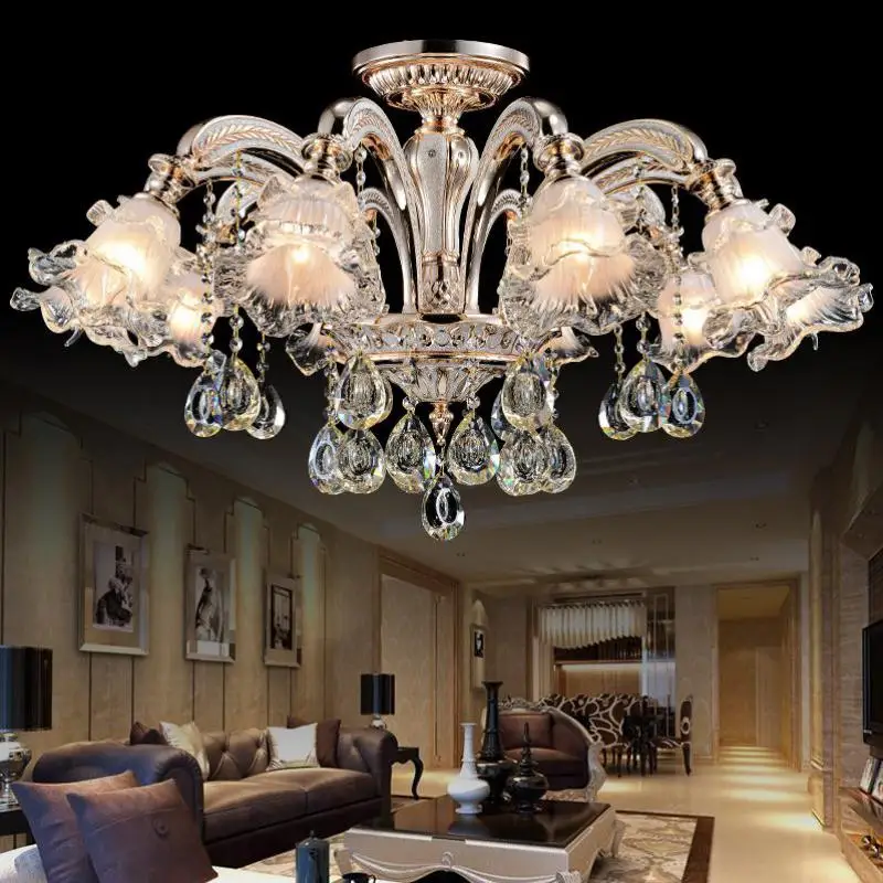 Домашние золотые стеклянные потолочные светильник ильники Led Luminaria для столовой