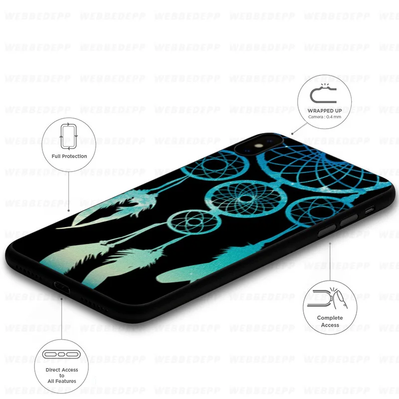WEBBEDEPP Dream Catcher Soft Case for Xiaomi Mi 9T 9 8 SE 6 A1 A2 A3 Lite MiA1 MiA2 MiA3 F1 MAX 3 Mi8 CC9E CC9 |
