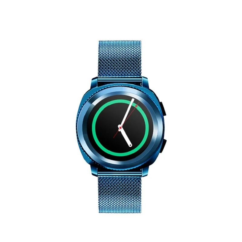 blue steel Смарт-часы Microwear L2 MTK2502 с Bluetooth, смарт-браслет с функцией вызова, умные часы, шагомер, монитор сна, управление телефоном - Цвет: blue steel