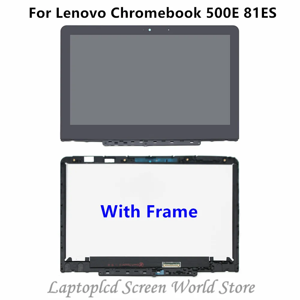 FTD lcd 11,6 ''HD+ светодиодный сенсорный экран для ноутбука, дигитайзер в сборе с рамкой для lenovo Chromebook 500E 81ES 81ES0007US