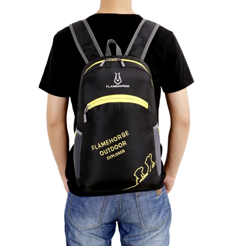 Легкий нейлоновый портативный складной водонепроницаемый рюкзак Ms. Men