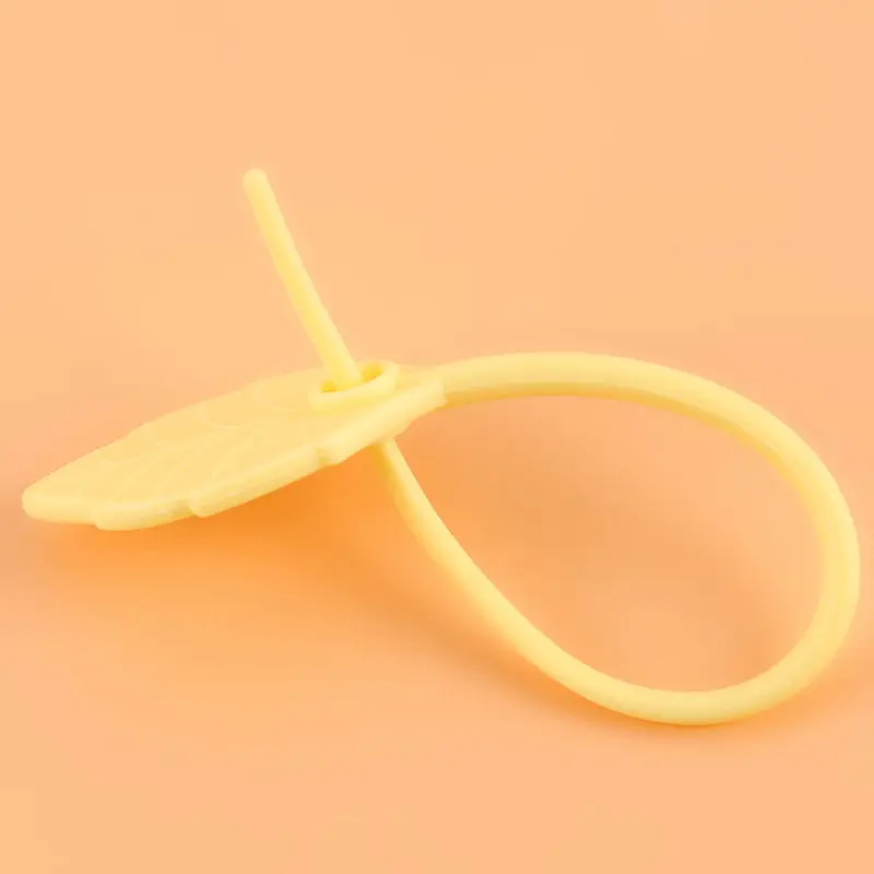 New Creative 5Pcs Reusable Silicone Wire Cable Ties Organizer Food Bag Sealing Beam Tie Clip | Дом и сад