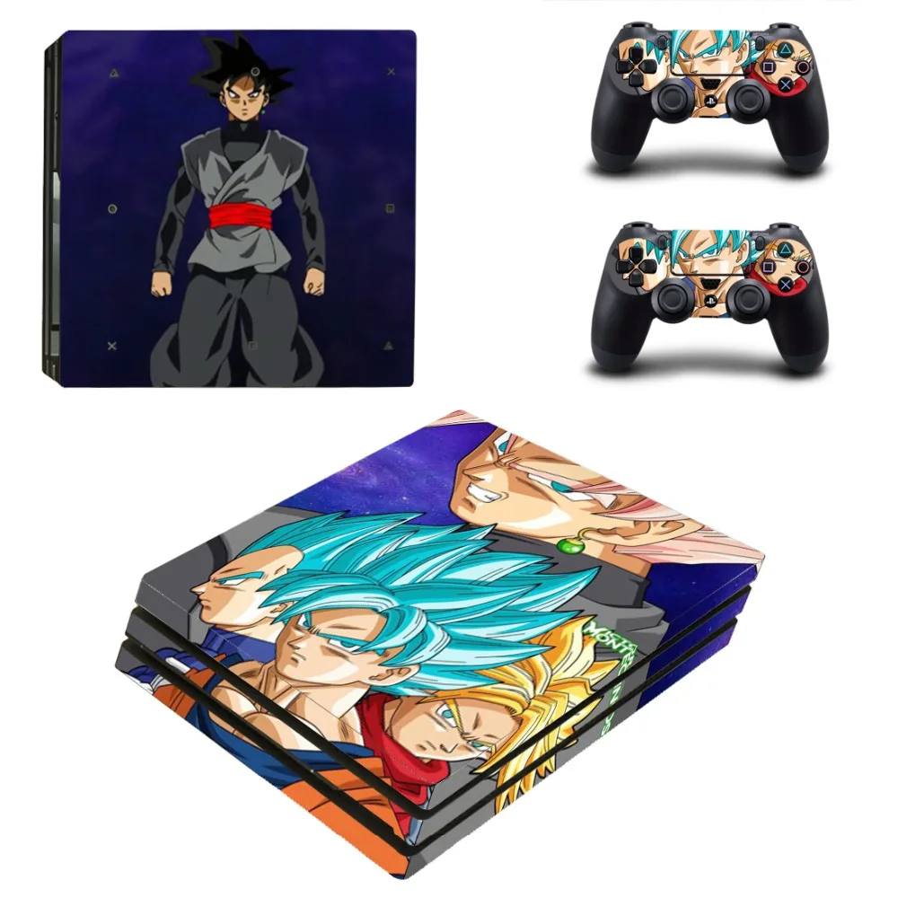 Аниме Dragon Ball и Super Goku PS4 Pro наклейка на кожу Виниловая для Playstation 4 консоль 2