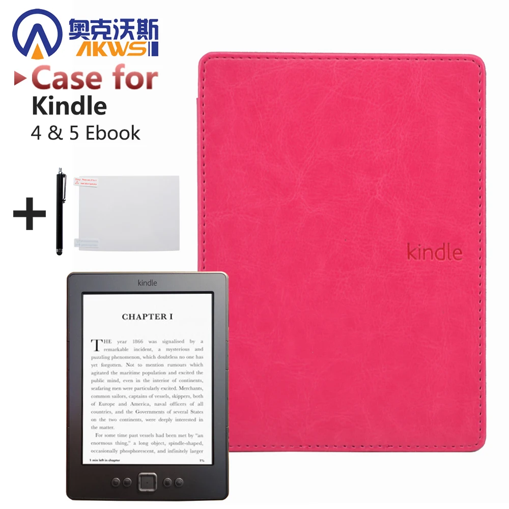 Чехол для Kindle 4 5 электронная книга высокопрочные из искусственной кожи чехол