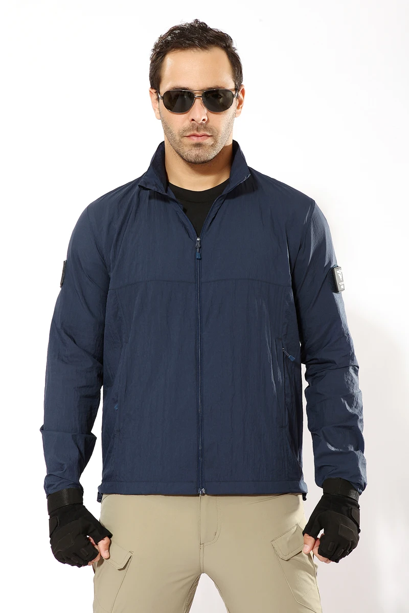SOLDIER summer thin skin Men's Quick Dry Hiking Jacket Waterproof Sun UV Protection Coats Outdoor Sports Fishing Skin Jackets