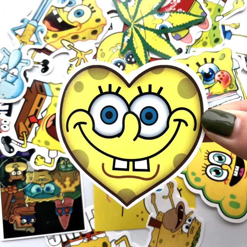 22 шт. Губка Боб мультфильм аниме милая наклейка Морская звезда игрушка